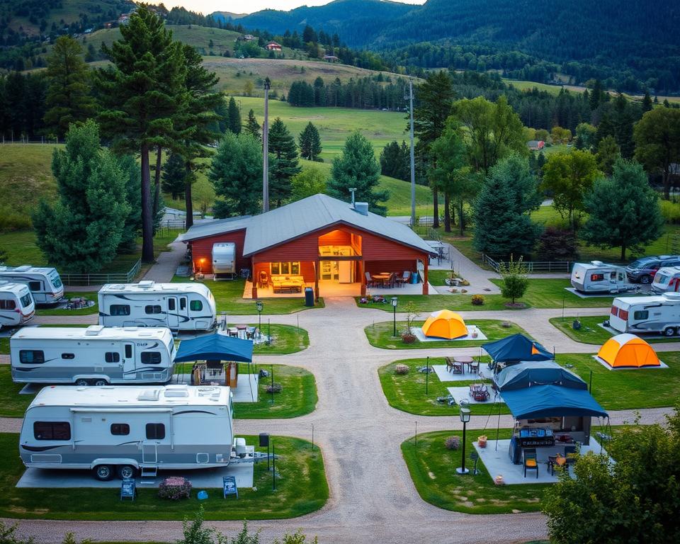 Campingplatz Ausstattung und moderne Einrichtungen Campingplatz Ausstattung und moderne Einrichtungen