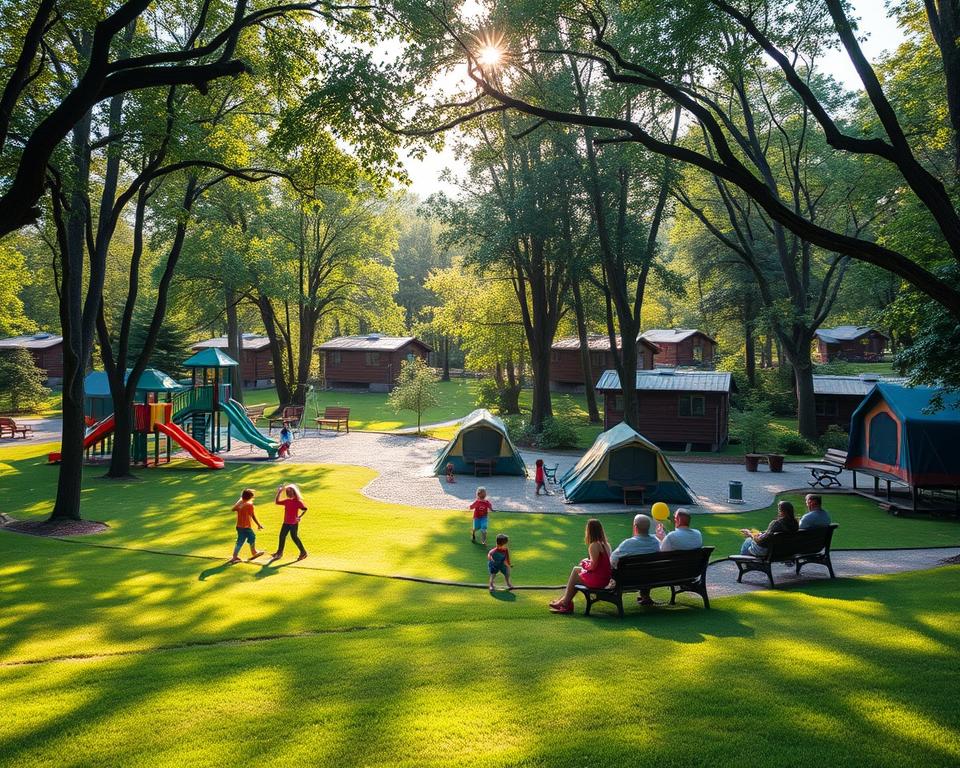 Familienfreundlicher Campingplatz Spielplätze