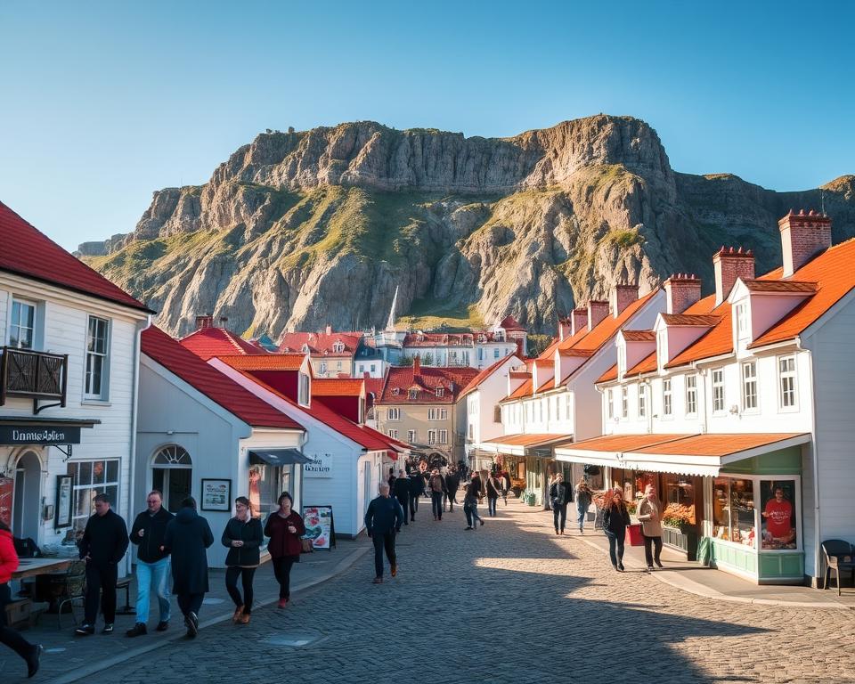 Hummerbuden im Unterland Helgoland
