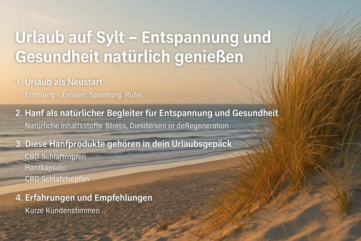 Urlaub-auf Sylt – Entspannung und Gesundheit natuerlich geniessen